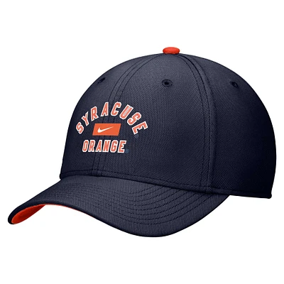 Casquette Nike Navy Syracuse Orange Rise Flex pour homme