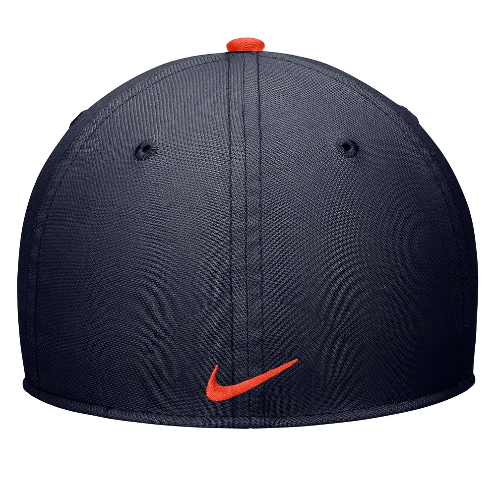 Men's Nike Navy Syracuse Orange Rise Performance Flex Hat