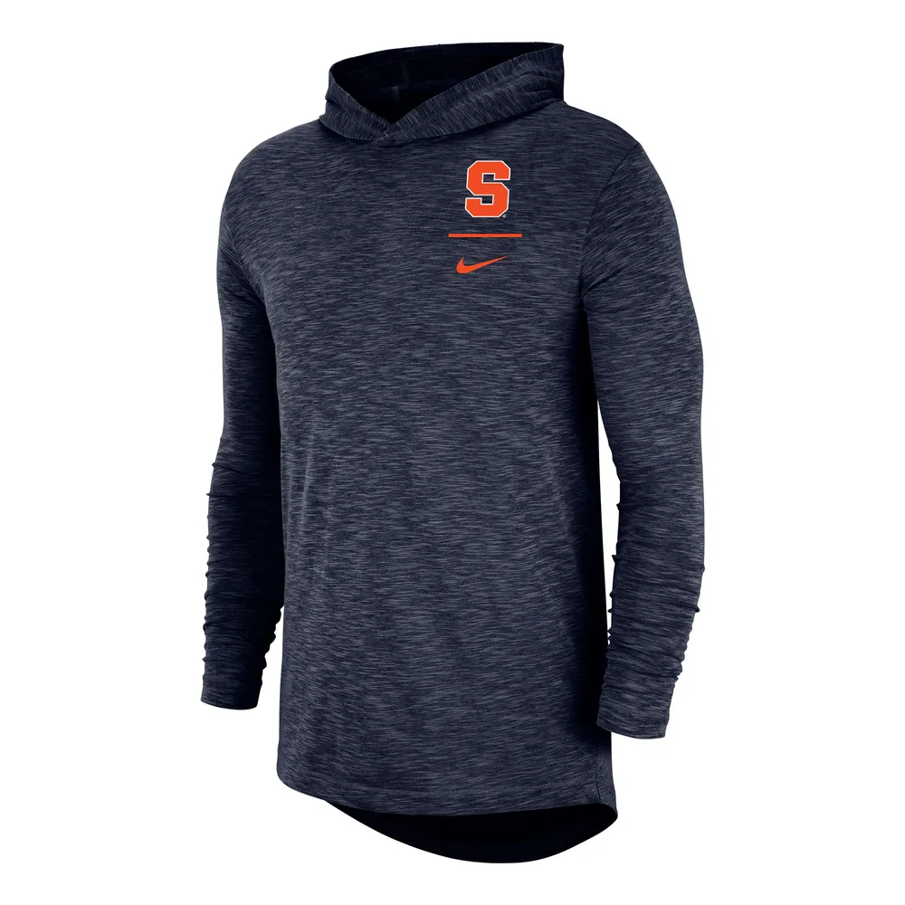 Automatisch Zweet investering Lids Syracuse Orange Nike Slub Performance Long Sleeve Hoodie T-Shirt -  Navy | The Shops at Willow Bend