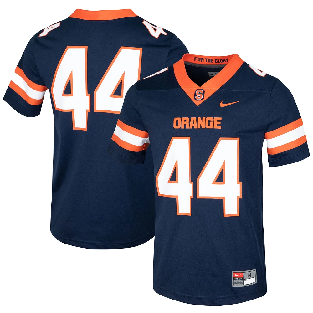 Maillot de football Nike #44 bleu marine Syracuse orange pour homme