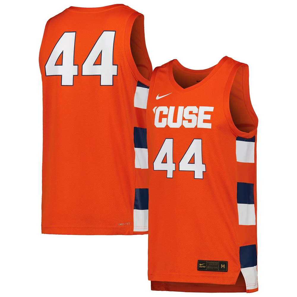 Maillot de basket-ball Nike #44 Orange Syracuse Team Replica pour homme