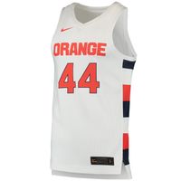 Men's Nike #44 White Syracuse Orange Team Replica Basketball Jersey