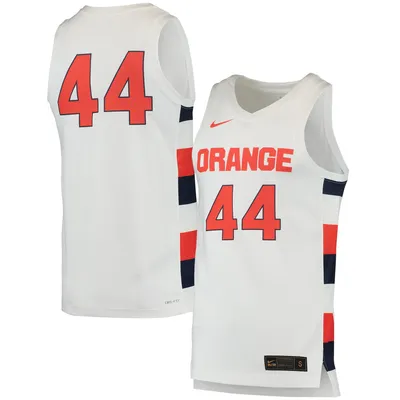 Maillot de basket-ball réplique l'équipe Nike #44 blanc Syracuse orange pour homme