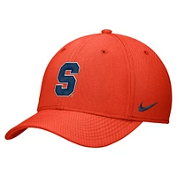 Men's Nike Orange Syracuse 2024 Sideline Rise Swoosh Flex Hat