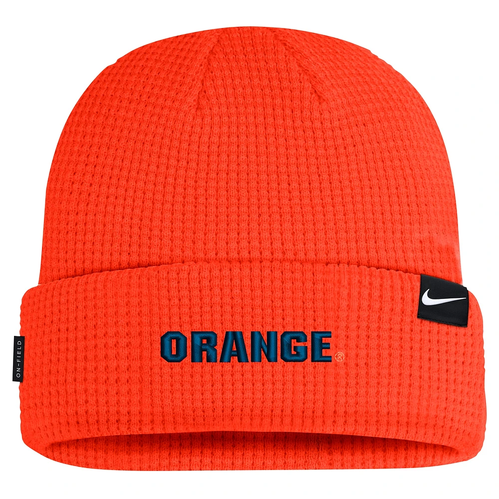 Men's Nike Orange Syracuse Orange 2024 Sideline Terra Cuffed Knit Hat