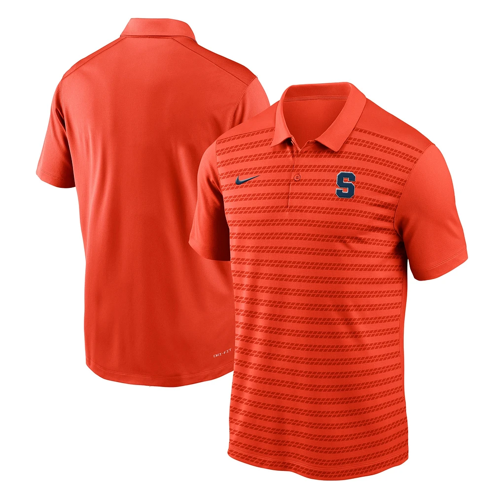 Men's Nike Orange Syracuse 2024 Sideline Victory Coaches Performance Polo