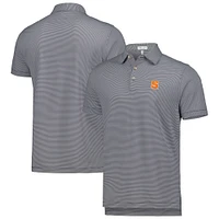 Polo Homme Peter Millar Bleu Marine Syracuse Orange Jubilee Striped Performance Jersey