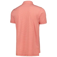 Men's Peter Millar Orange Syracuse Jubilee Stripe Performance Polo