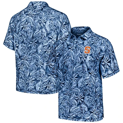 Polo Tommy Bahama bleu Syracuse orange Tropical Score IslandZone pour hommes