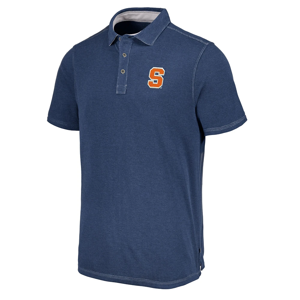 Polo Tommy Bahama bleu marine Syracuse Orange Paradiso Cove pour hommes