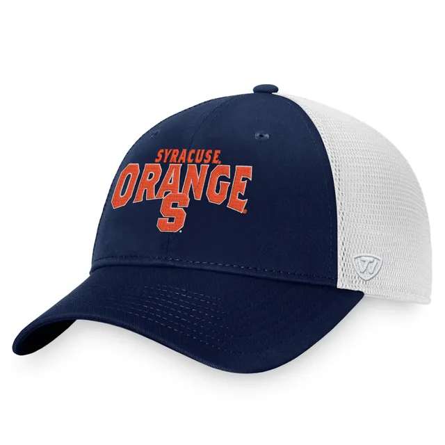 Men's Fanatics Branded Navy/Orange Detroit Tigers Heritage Foam Front Trucker Snapback Hat