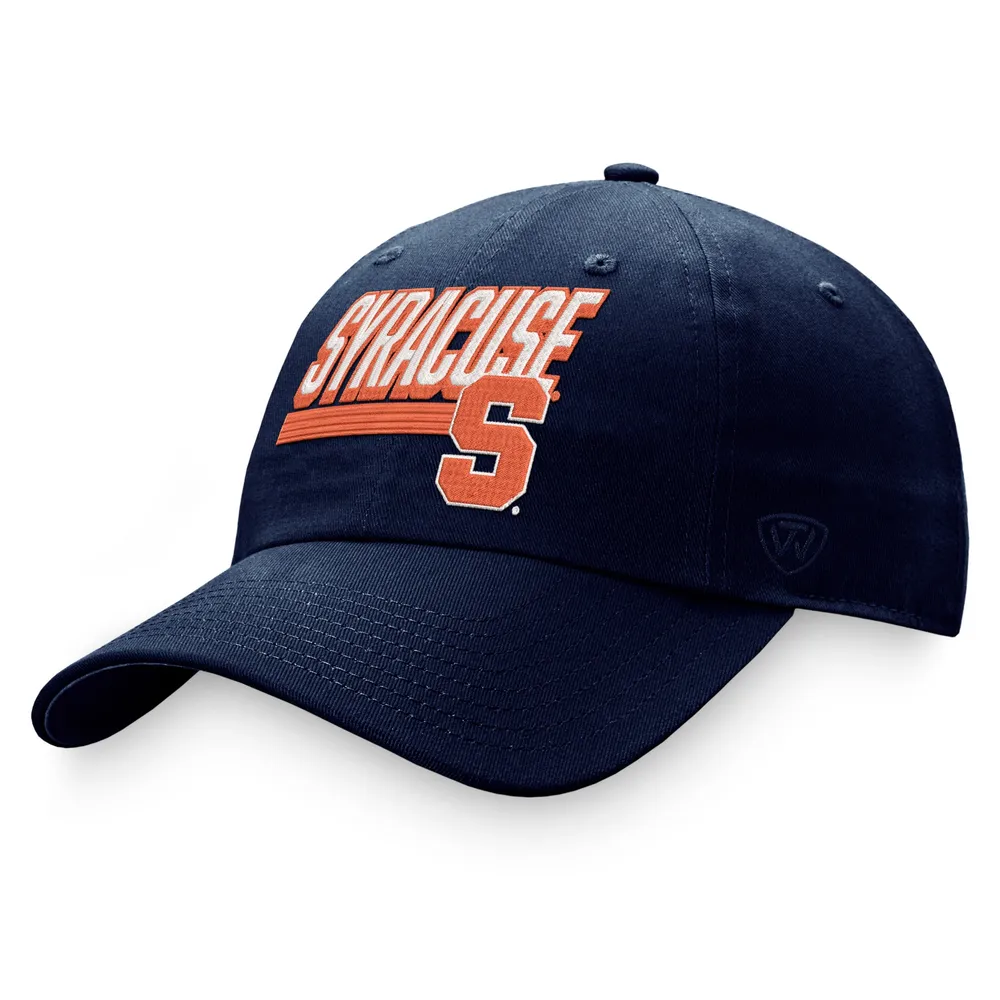 Casquette réglable Top of the World Navy Syracuse Orange Slice pour homme