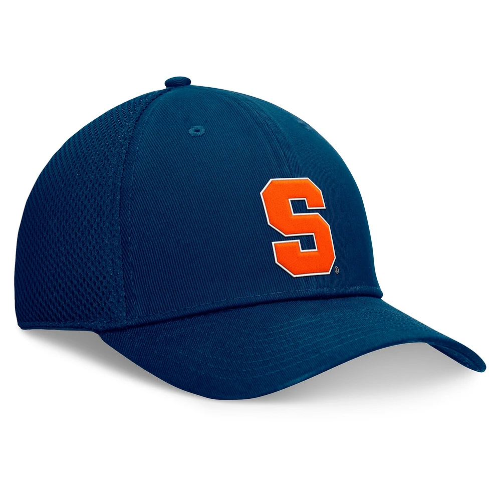 Casquette Flex Spacer Top of the World bleu marine Syracuse orange pour homme