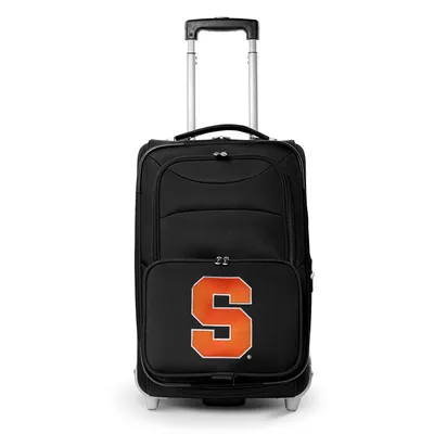 Syracuse Orange MOJO 21" Softside Rolling Carry-On Suitcase - Black