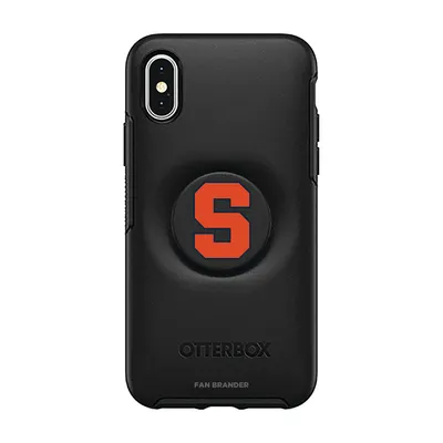 Syracuse Orange OtterBox Otter + Pop Symmetry Series iPhone Case with Integrated PopSockets PopGrip