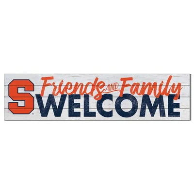 Syracuse Orange 10'' x 40'' Friends & Family Welcome Sign