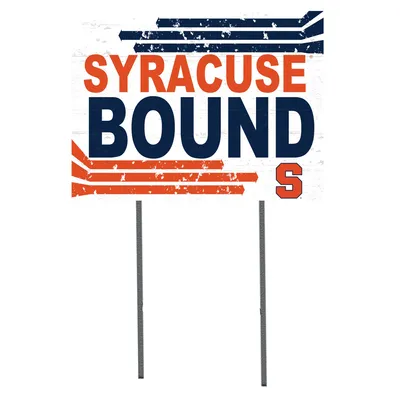 Syracuse Orange 18'' x 24'' Bound Yard Sign