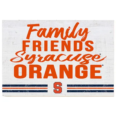 Syracuse Orange 24'' x 34'' Friends Family Wall Art