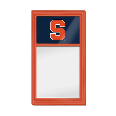 Syracuse Orange 31'' x 17.5'' Dry Erase Note Board