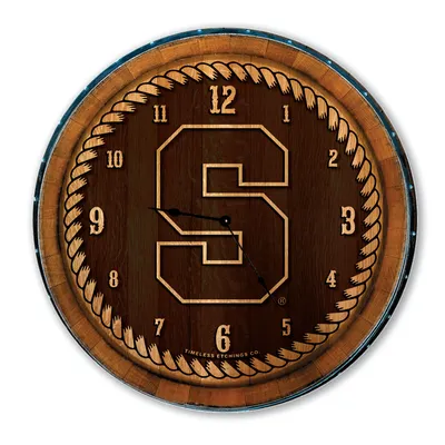Syracuse Orange Barrelhead Clock