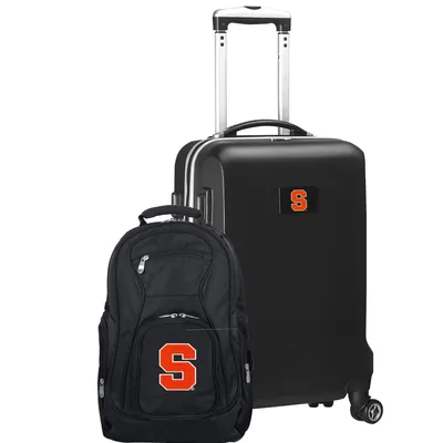 Syracuse Orange Deluxe 2-Piece Backpack and Carry-On Set