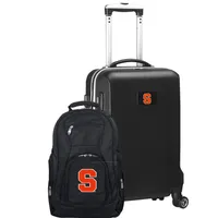 Syracuse Orange Deluxe 2-Piece Backpack and Carry-On Set