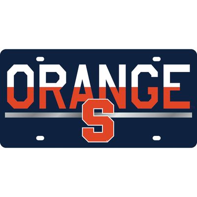 Syracuse Orange DuoTone Color Acrylic License Plate