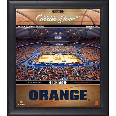 Syracuse Orange Framed 15" x 17" Basketball Welcome Home Collage
