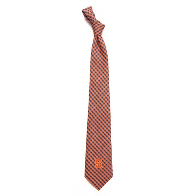 Syracuse Orange Gingham Tie