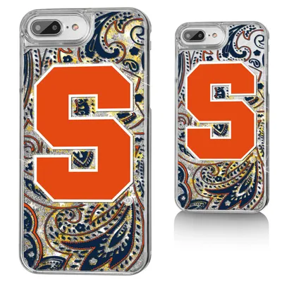 Syracuse Orange iPhone Glitter Paisley Design Case