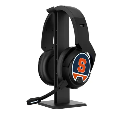 Syracuse Orange Logo Wireless Bluetooth Gaming Headphones & Stand