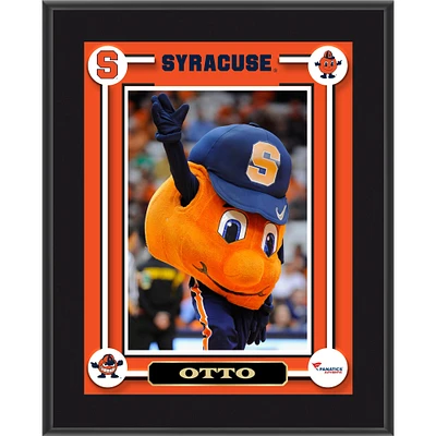 Plaque de mascotte sublimée Syracuse Orange Otto 10,5'' x 13''