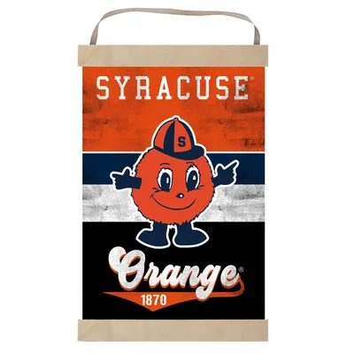 Syracuse Orange Retro Logo Banner Sign