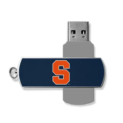 Syracuse Orange Solid Design 32GB Metal Twist USB Drive