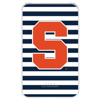 Syracuse Orange Stripe Design 10,000 mAh Portable Power Pack