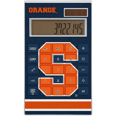 Syracuse Orange Stripe Design Desktop Calculator