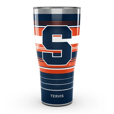 Tervis Orange de Syracuse 30oz. Gobelet en acier inoxydable à rayures Hype