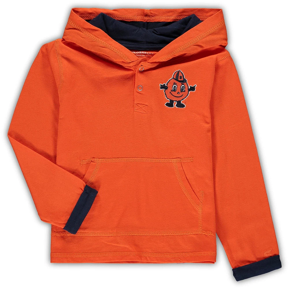 Toddler Colosseum Orange/Heathered Gray Syracuse Orange Poppies Hoodie and Sweatpants Set