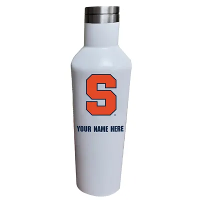 Syracuse Orange 17oz. Personalized Infinity Stainless Steel Water Bottle - White