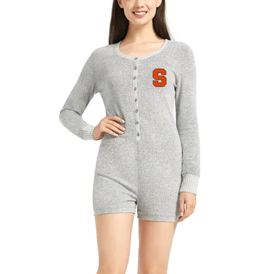 Syracuse Orange Concepts Sport Women's Venture Sweater Romper - Gray