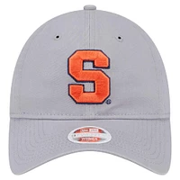 Casquette ajustable 9TWENTY pour femme avec logo orange et gris Syracuse de New Era