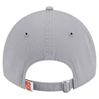 Women's New Era  Gray Syracuse Orange Logo 9TWENTY Adjustable Hat