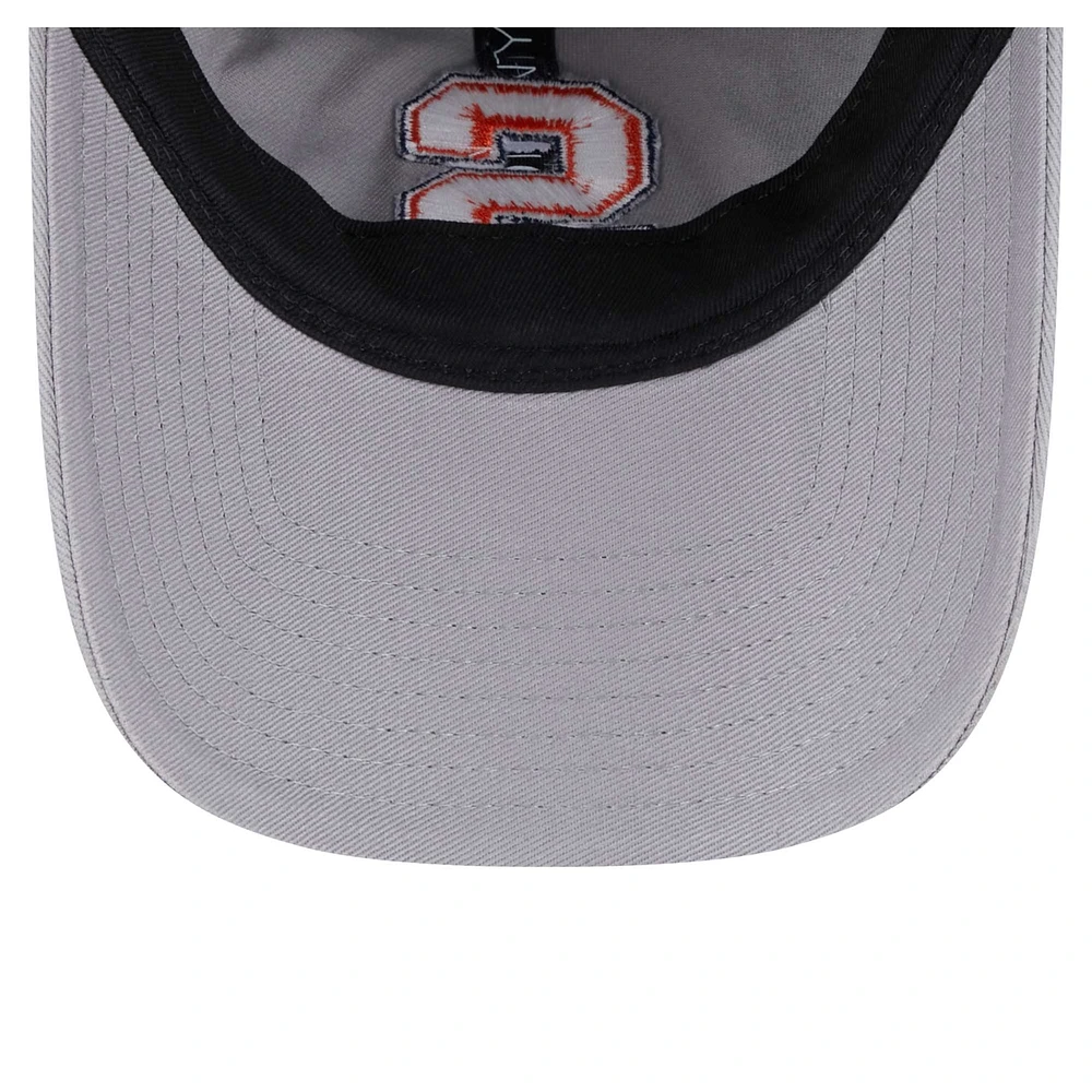 Casquette ajustable 9TWENTY pour femme avec logo orange et gris Syracuse de New Era