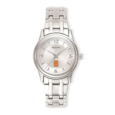 Syracuse Orange Women's Stainless Steel Quartz Watch - Silver