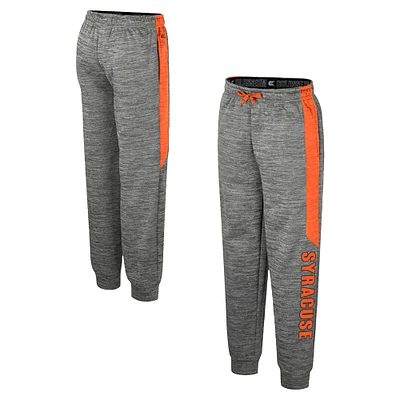 Pantalon polaire orange Syracuse gris chiné Colosseum pour jeunes