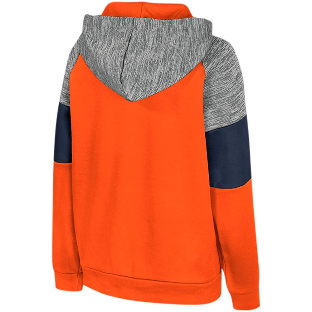 Sweat à capuche Raglan Live Hardcore pour jeunes Colosseum Orange Syracuse