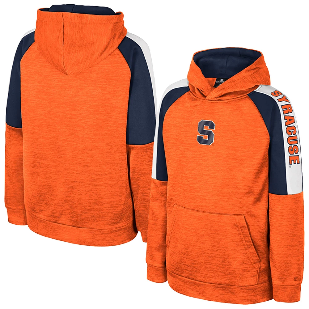 Sweat à capuche Orange Syracuse Colosseum pour jeunes