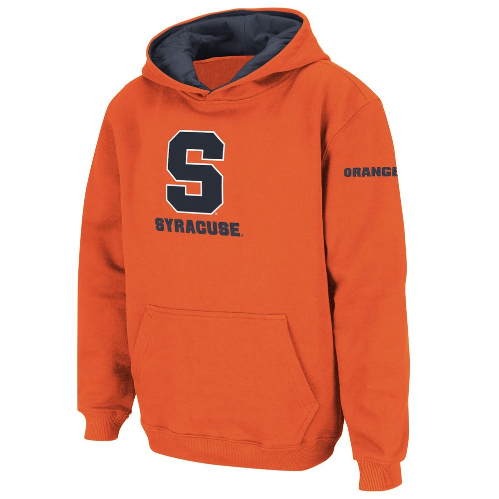 Youth Stadium Athletic Orange Syracuse Big Logo Pullover Hoodie