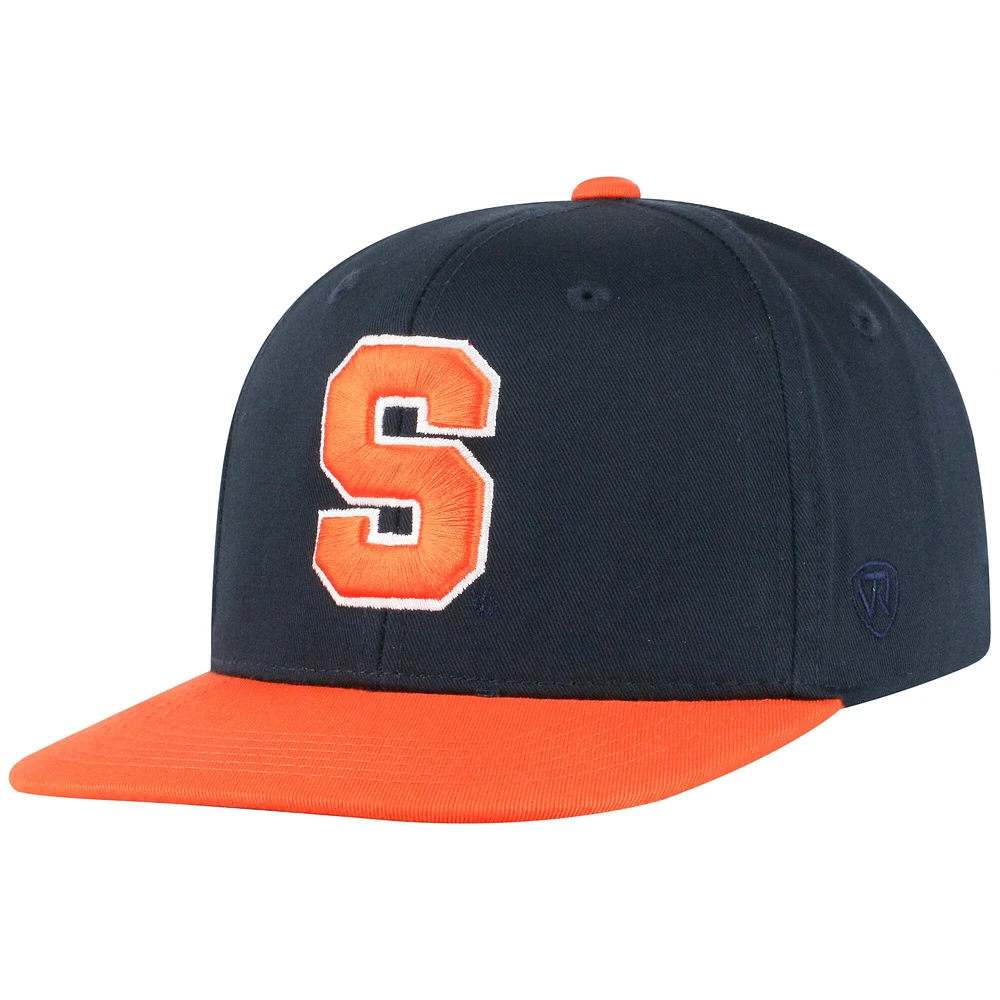 Youth Top of the World True Navy Syracuse Orange Victory Maverick Snapback Hat