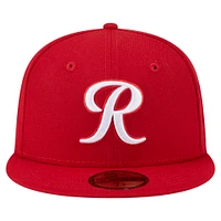 Men's New Era  Red Tacoma Rainiers Authentic Collection 59FIFTY Fitted Hat